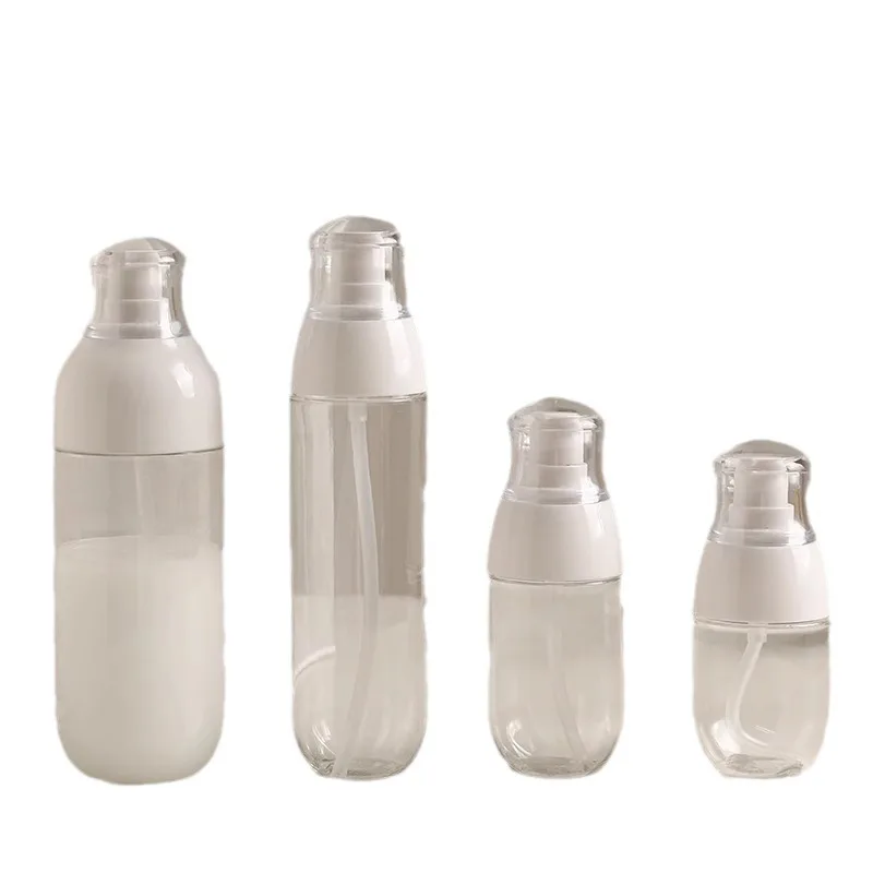 Butelka z pompką do kremu, szamponu, plastikowa, przenośna, wielokrotnego użytku, na balsamy, olejki eteryczne, narzędzia podróżne, pusty pojemnik na kosmetyki.