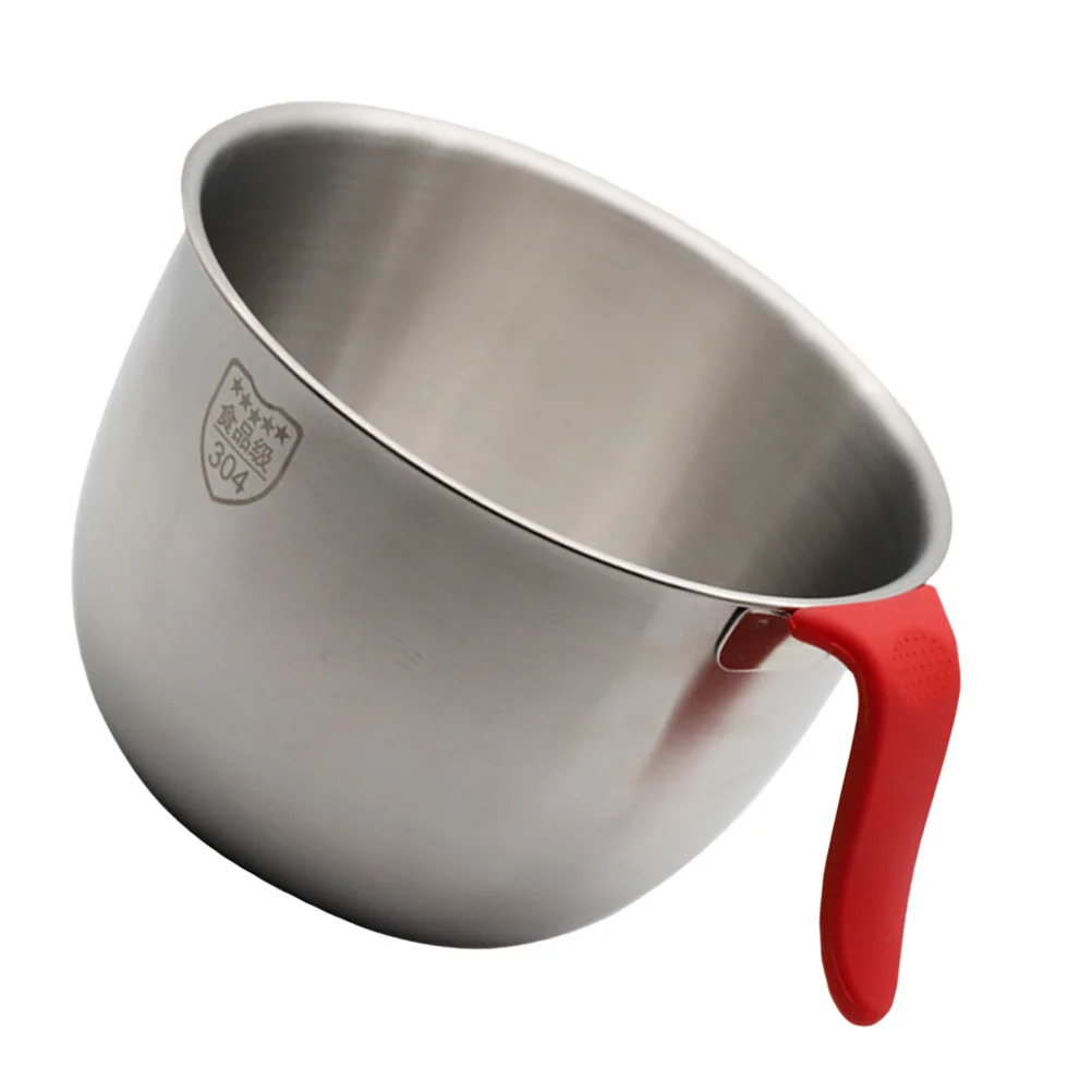 

Stainless Steel Mixing Bowl 304 Thickened Round Base For Egg Beating Salad Storage Baking Tool Kitchen Bowl Food Container