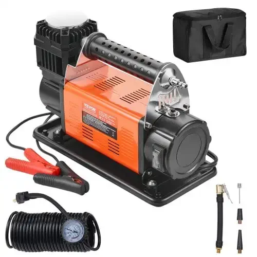 

Heavy Duty Air Compressor 7.06CFM 150PSI Portable Tire Inflator Air Pump