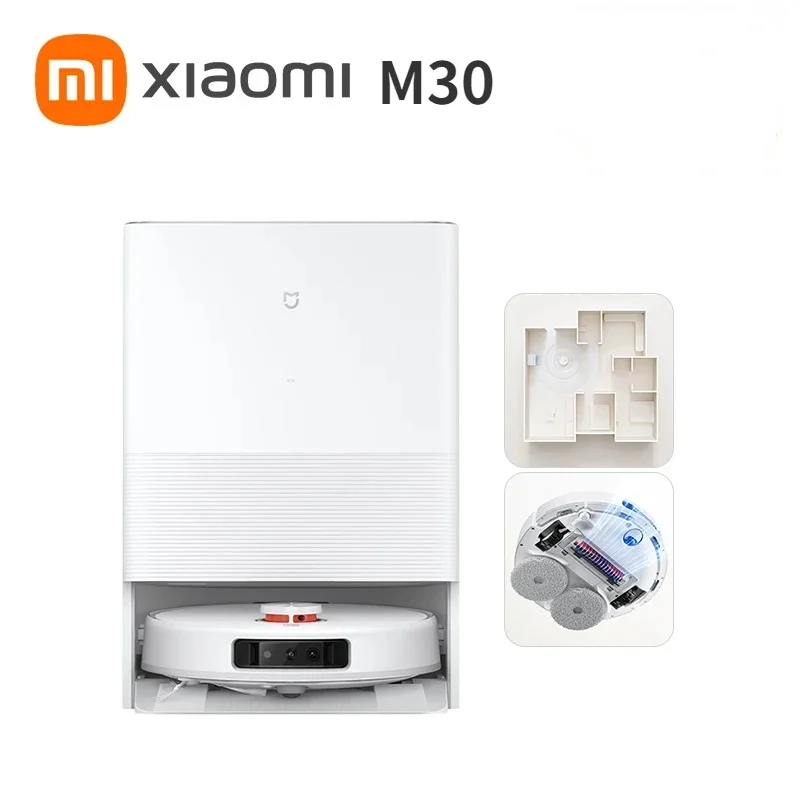 2024 XIAOMI MIJIA M30 PRO OMNI Infinite Robot MOP Vacuum Cleaners C107 Empty Dust Home Dirt Disposal Machine Self Cleaning Doc