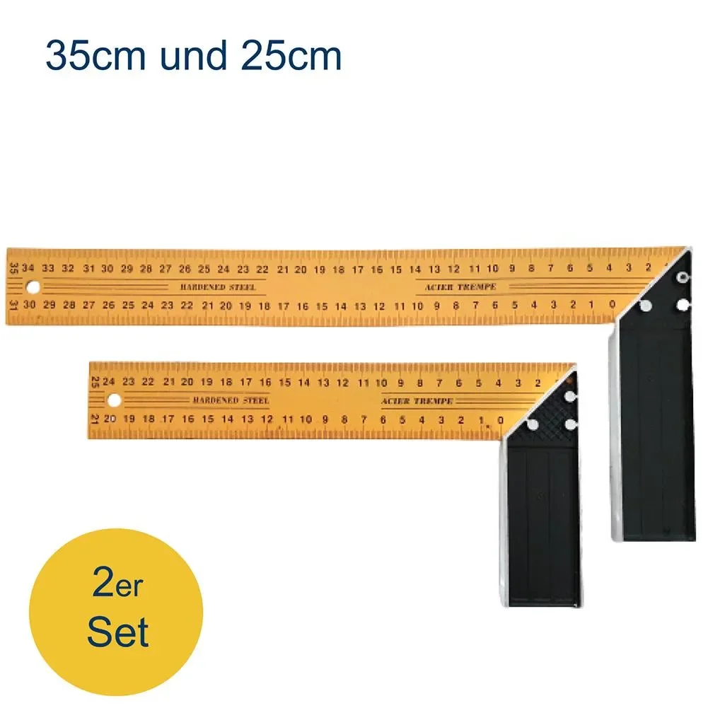

L-Square Angle Ruler 90 Degree Ruler Steel 250/350mm for Woodworking Carpentry Leathercraft Testing Measuring Hand Tools
