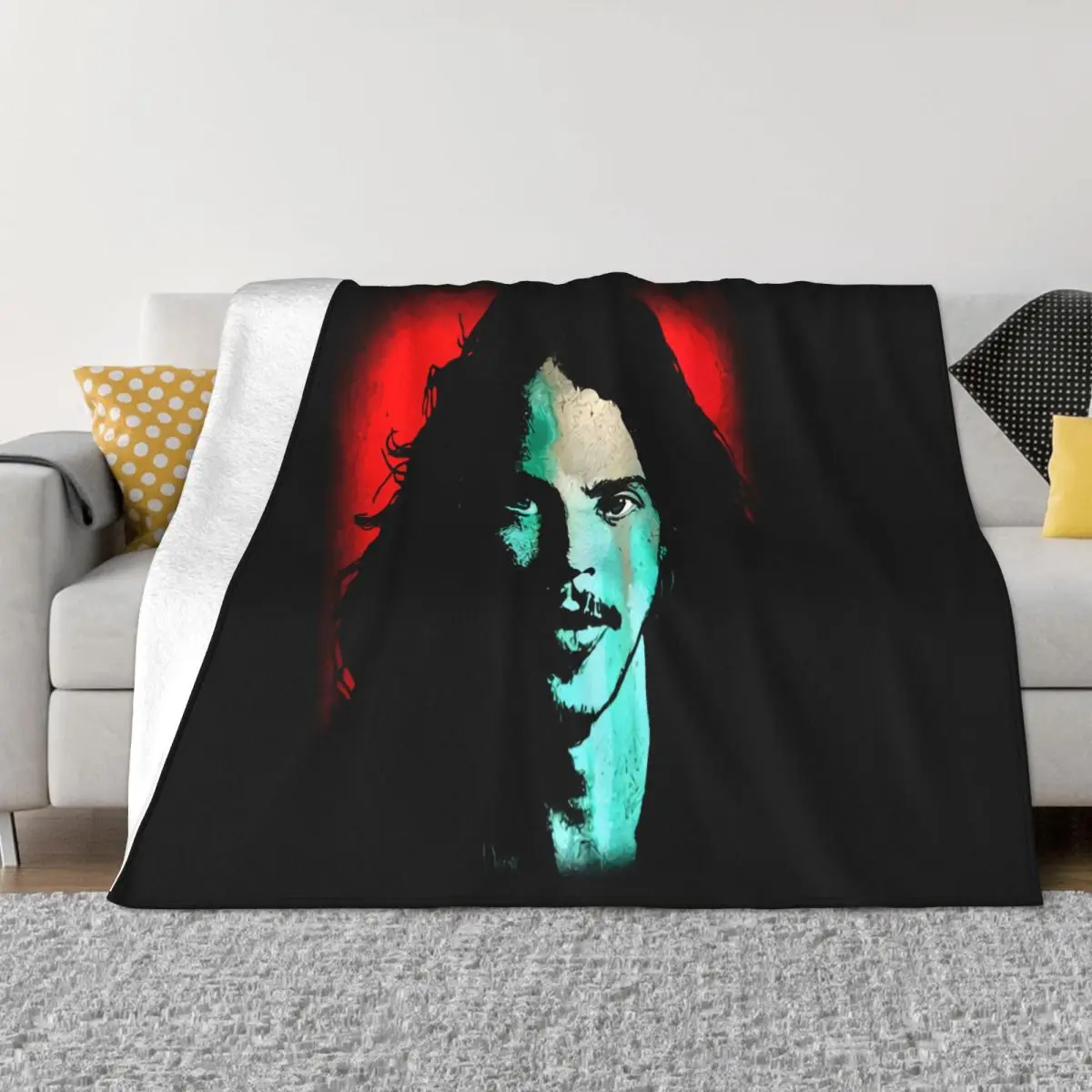 Short With The Writing Am The Highway A Tribute To Chris Cornell 19 For Men Throw Blanket