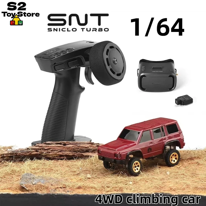 SNICLO FPV RC Car 1/64 4WD Off Road Climbing Vehicle With HD Camera First Person View All Wheel Drive Boys Toy Model 3005