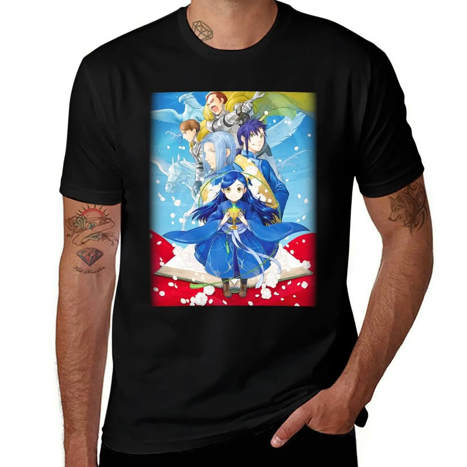 

Honzuki no Gekokujou Ascendance of a Bookworm T-Shirt vintage valentines clothes man t shirt clothes black t-shirts for men