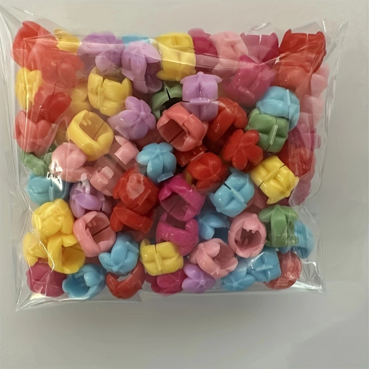 زر الفول لون الحلوى مشبك الشعر ، حزمة مختلطة ، ملونة ، صغيرة انتزاع ، الدوبامين ، إكسسوارات الشعر النسائية ، 50: #6