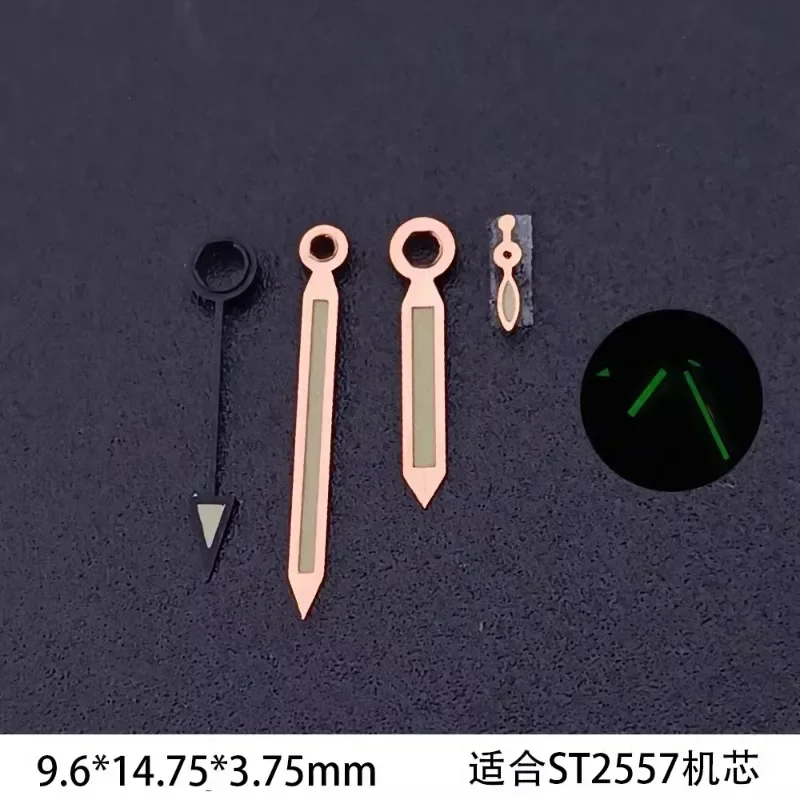 Watch Accessories with Green Glow in The Dark Hands Suitable for ST2555/ST2533/ST2557/6497 Movement Accessories with Hands NEW