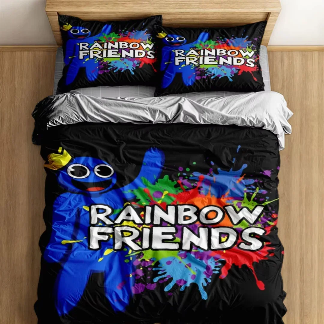 

G-Graffiti R-Rainbow F-Friends Bedding Set Cartoon Duvet Cover Set UK Single Double King US Twin Full Queen Size Bed Linen Set