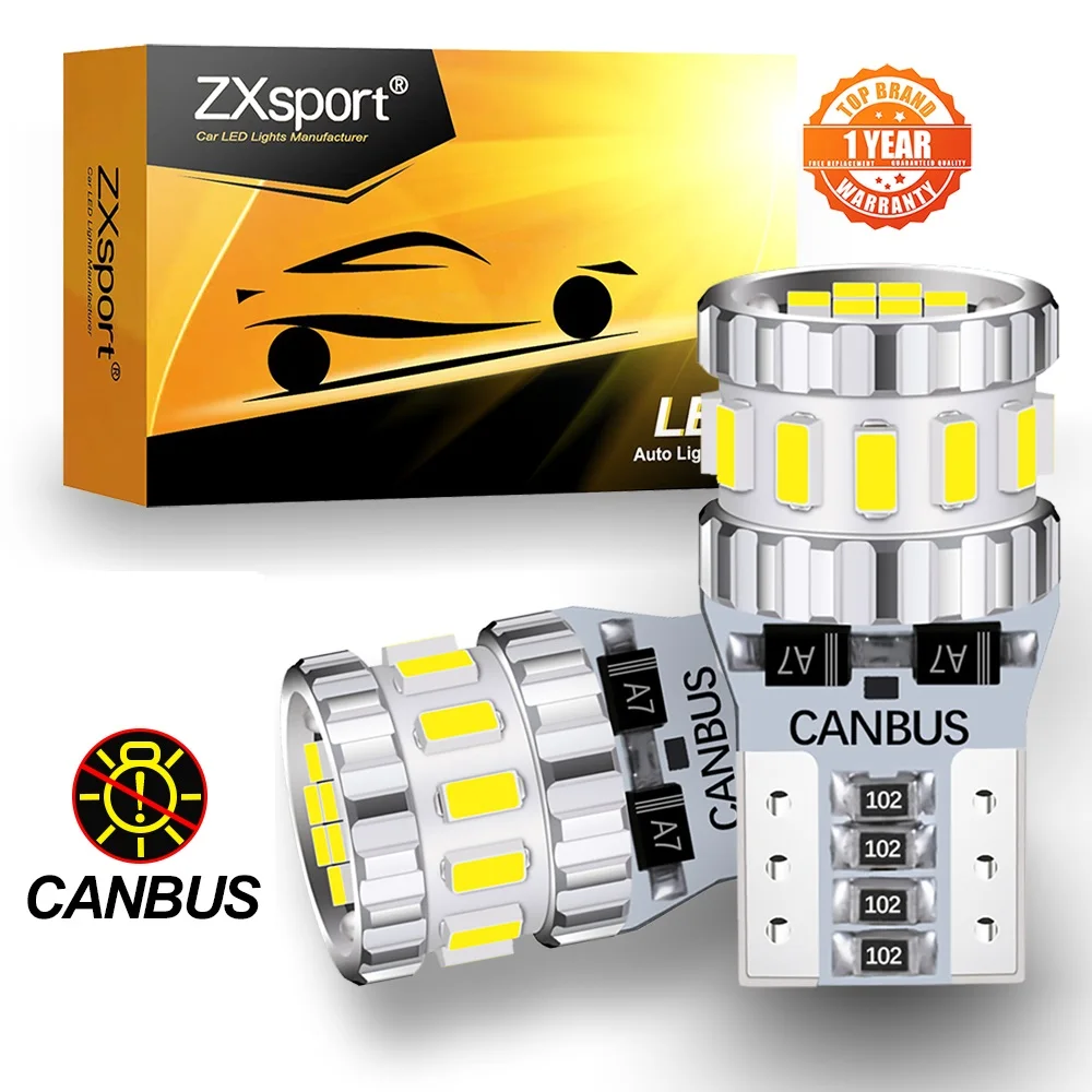 2x Car Parking Light Bulb Canbus T10 W5W LED For VW Jetta Polo Passat B5 B6 B7 B5.5 CC Tiguan Touareg Touran Bora GTI Carfter