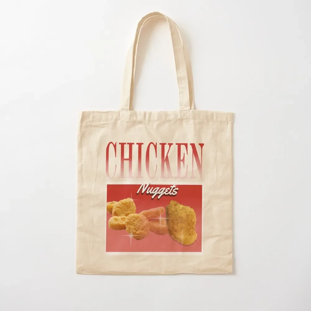 Chicken Nuggets 90's Vintage Style Tote Bag Gift bag shopper bag woman