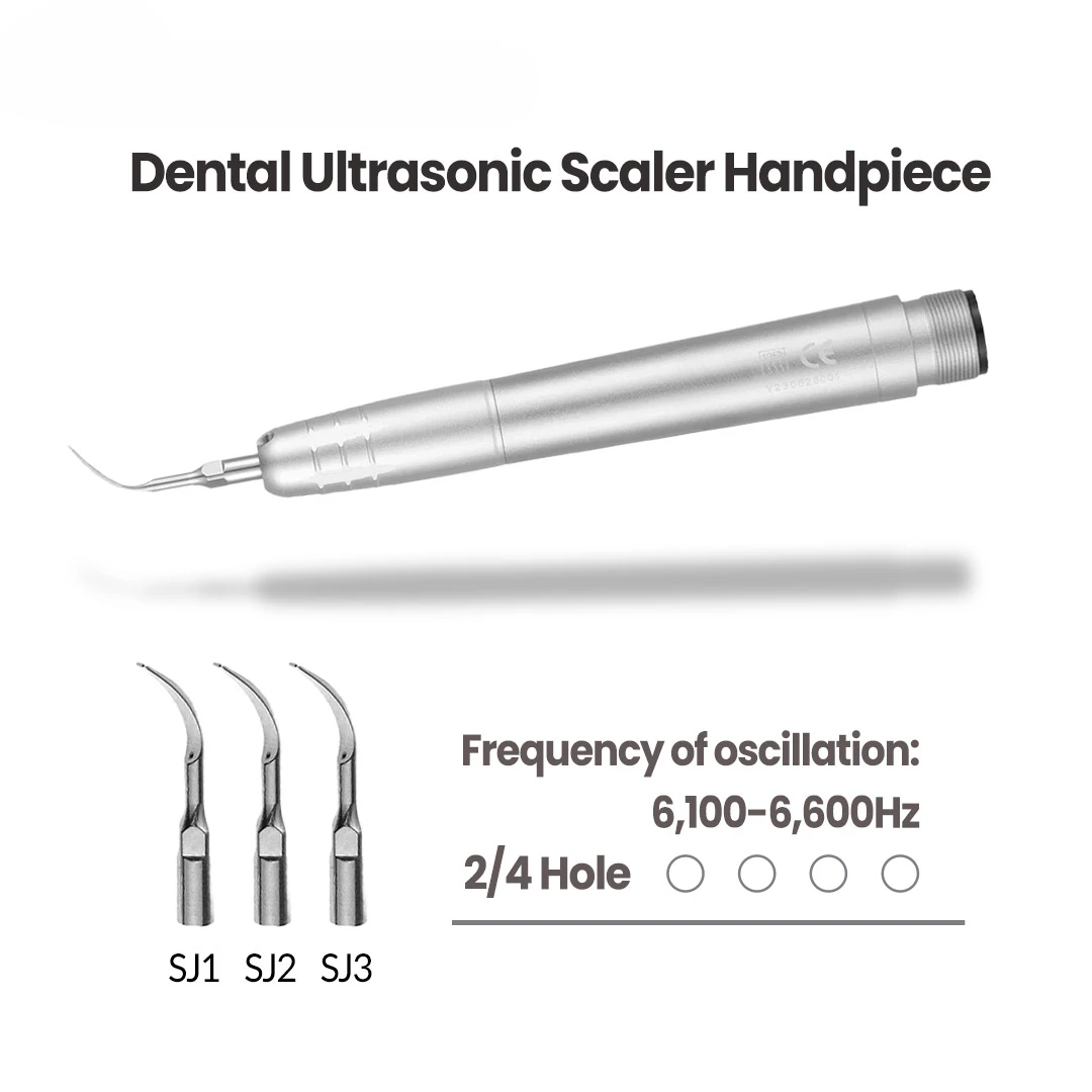 

Dentals Ultrasonics Air Scalers with 3 Tips Tooth Calculus Removers Cleanings Tool Handpieces Whitens Tooth Cleaners Lab