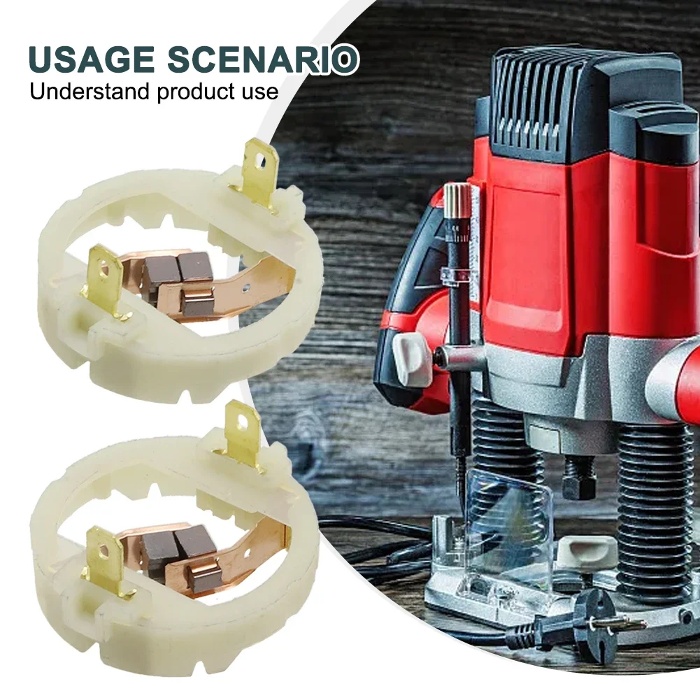 

Power Tools Carbon Brush Holder 2pcs White Brush Carbon Drill Accessories Driver For Cordless Holder Practical