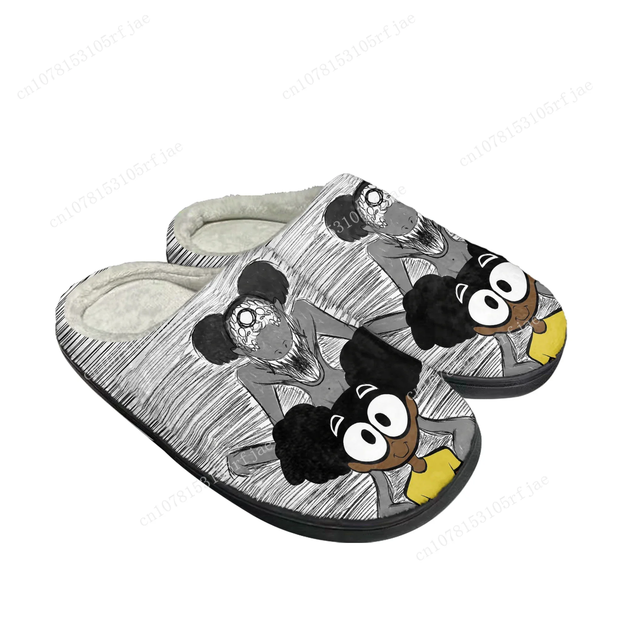 Amanda the Adventurer Home Cotton Slippers Mens Womens Teenager Fashion Plush Bedroom Casual Keep Warm Shoes Tailor Made Slipper