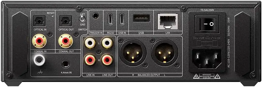 FiiO K17 Desktop DAC&Headphone Amplifier AK4191+AK4499EX*2, 31-Band PEQ, MQA,Support DSD512 32Bit/768kHz with Remote Control (Black) - view 2