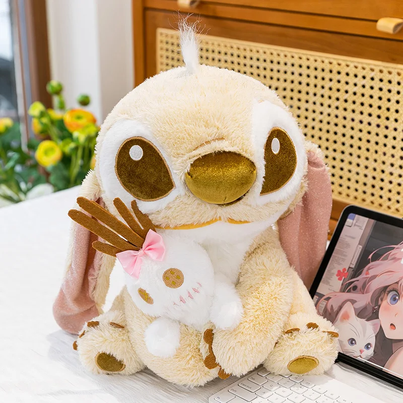 Disney Stitch knuffel, 25 cm, romantische cartoonfiguur, zacht slaapkussen/pop, Valentijnsdag, verjaardag, kerstcadeau