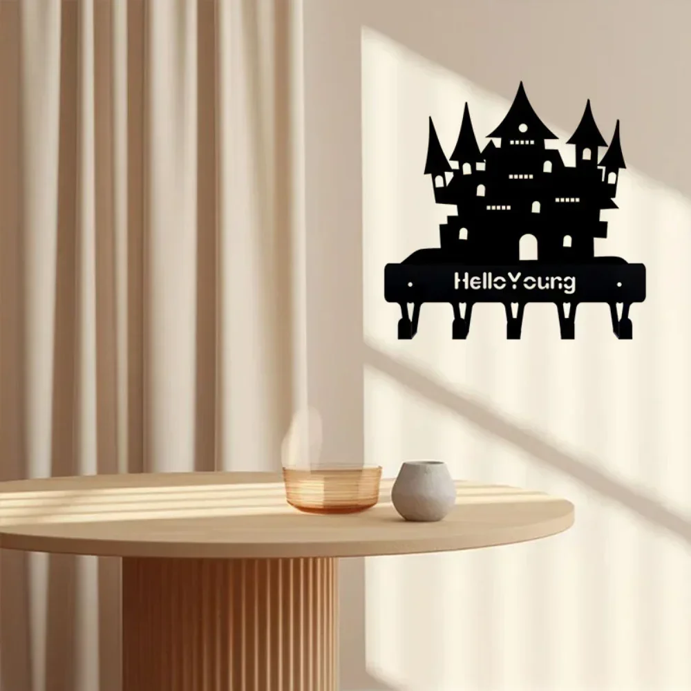 

Mesmerizing 1pcs Mysteriously Spooky Metal Decorative Hook and Compact Rack – Terrifying Castle. A Halloween Horror Pleasure