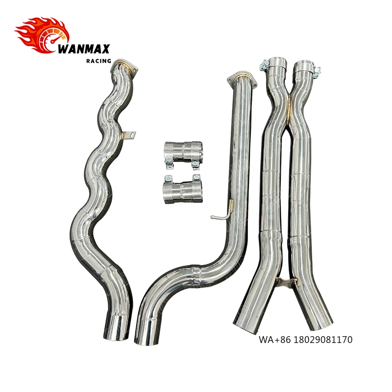 

Средняя выхлопная труба из нержавеющей стали 304SS для G82, равнодлинная