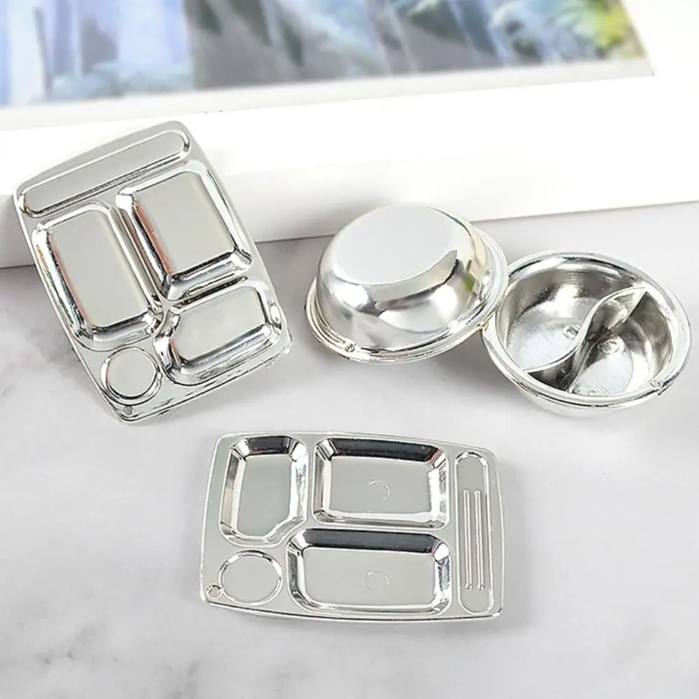 Food Container Miniature Mini Tableware Toy Pot Snack Plate Pretend Play Cooking Toys Simulation Sushi Plate Kids