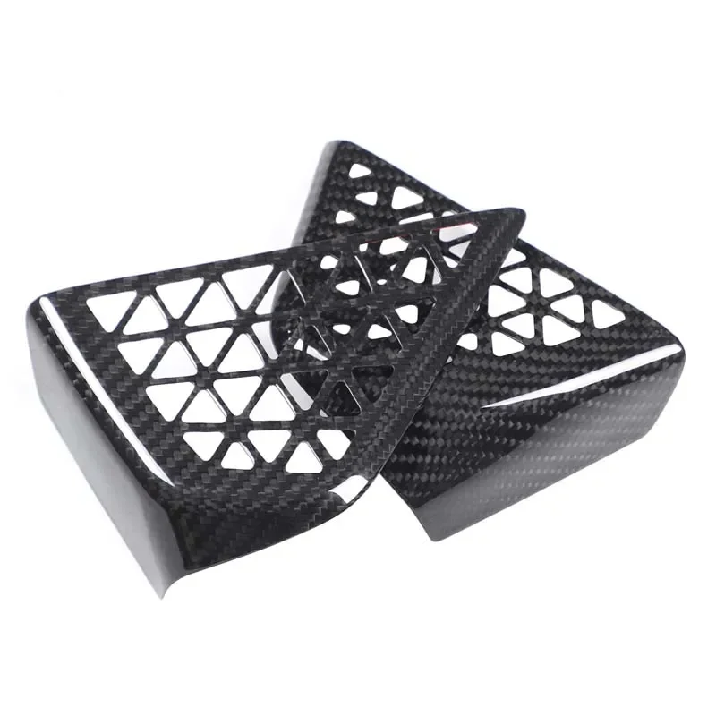 

2Pcs Real carbon fiber For BMW X5 G05 X6 G06 X7 G07 2023+ car dashboard air outlet frame decorative sticker interior accessories