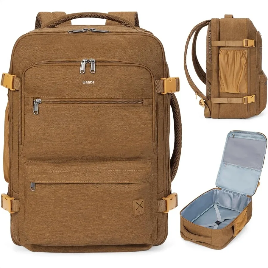 

17 Inch Laptop Backpack Travel Backpack for Men Women Earth Yellow