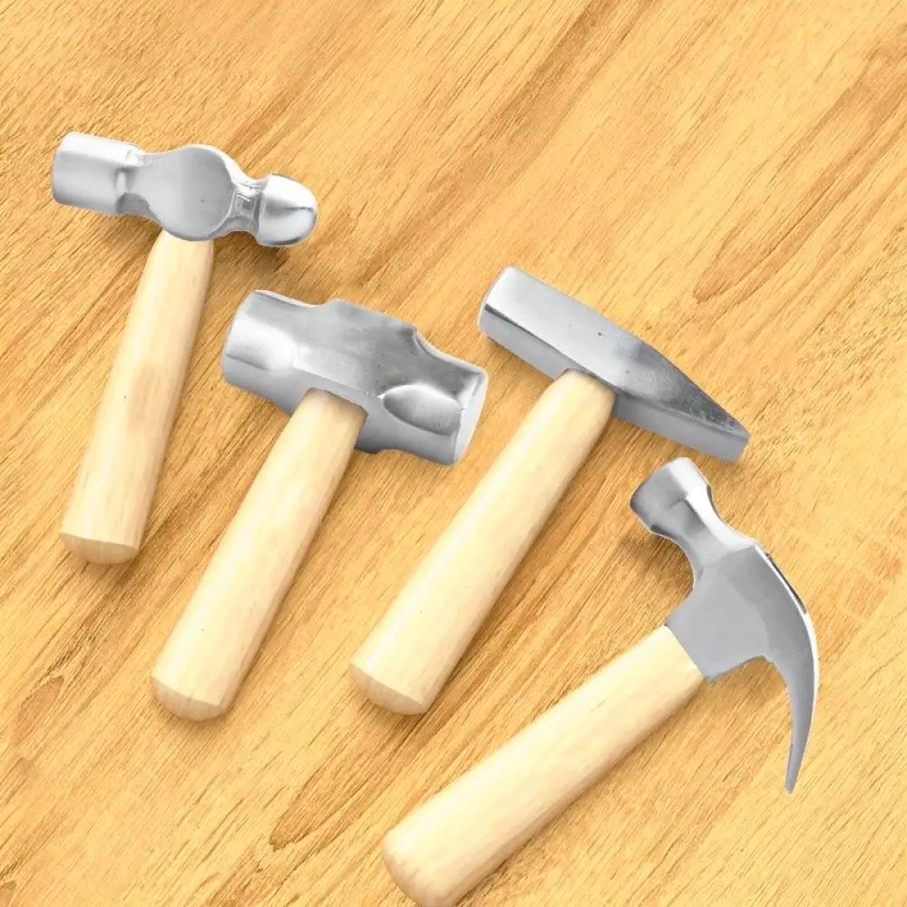Durable Claw Hammer Short Handle Wood Design Household Repair Hand Tool Essential Carpentry Equipment For Narrow Spaces Use