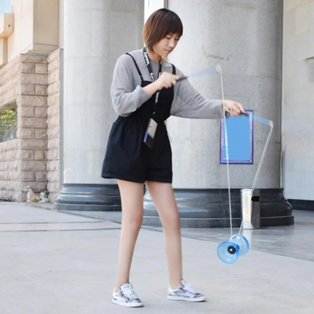 

Набор для жонглирования из АБС-пластика: диаболо с тройными подшипниками, китайское йо-йо для детей и взрослых, игра для развития навыков на открытом воздухе