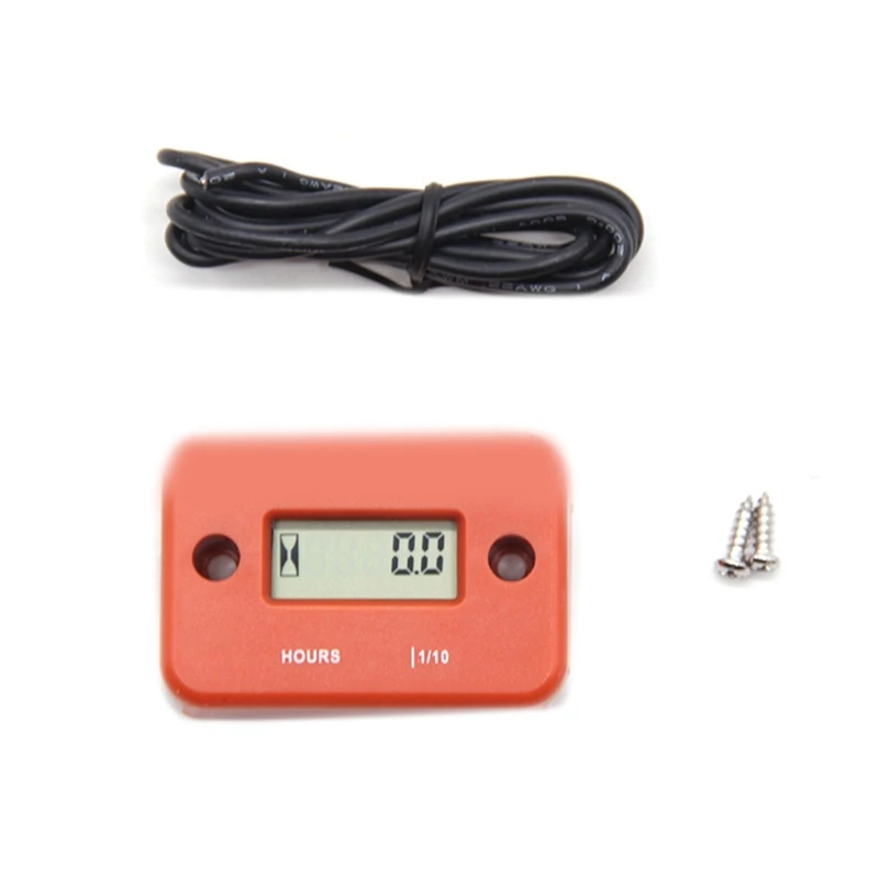 Digital Counter Timer Accumulator Motorcycle Inductive Digital Hour Meter Engine Gauge Hour Meter for Boat