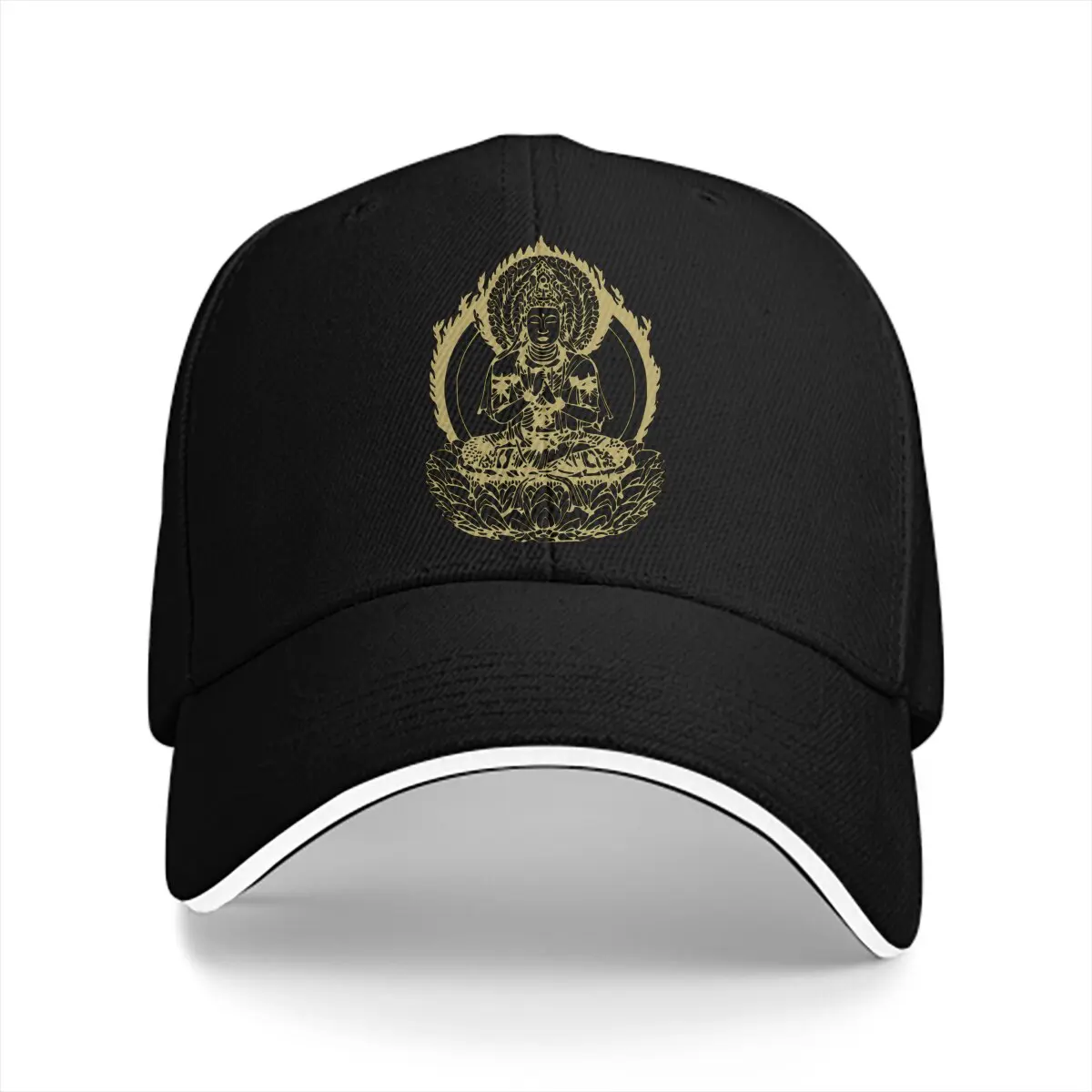 

Pure Color Dad Hats Dainichi Nyorai Casual Hat Sun Visor Caps Buddha Oriental Mysterious Culture Peaked Cap