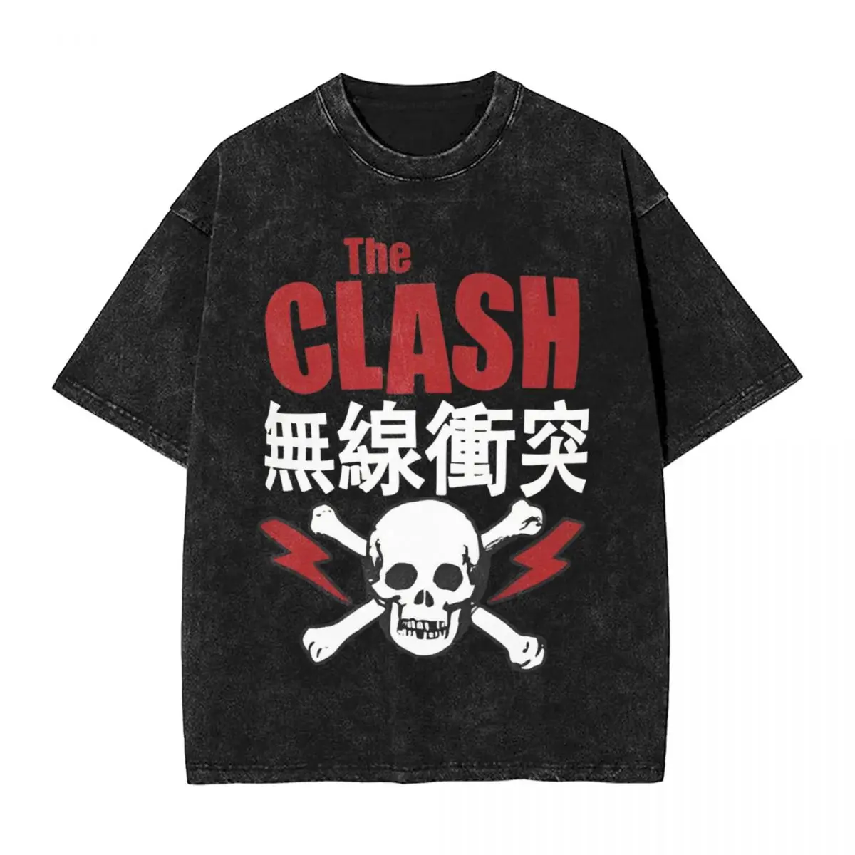

T-The Clashs T-Shirt Rock Band Harajuku T-Shirts Short Sleeve Aesthetic Tops Summer Casual O Neck Big Size Top Tees