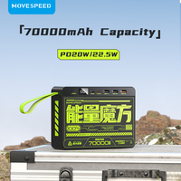 MOVESPEED Z70 70000mAh Safe Charger 22.5W Portable 4 Ports Battery Powerbank for iPhone Switch Outdoor Travel