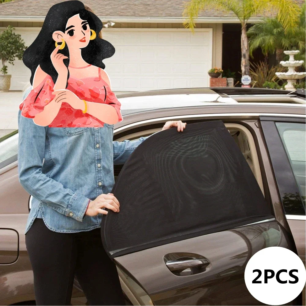 

Universal Car Styling Accessories Sun Side Window Shade Curtain Rear Window Cover UV Protection Sunshade Visor Shield