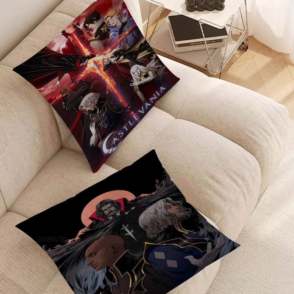 Castlevania Office Cushion Pillowcase Car Cushion Cover45X45CM Lumbar Pillowcase Sofa Pillowcover