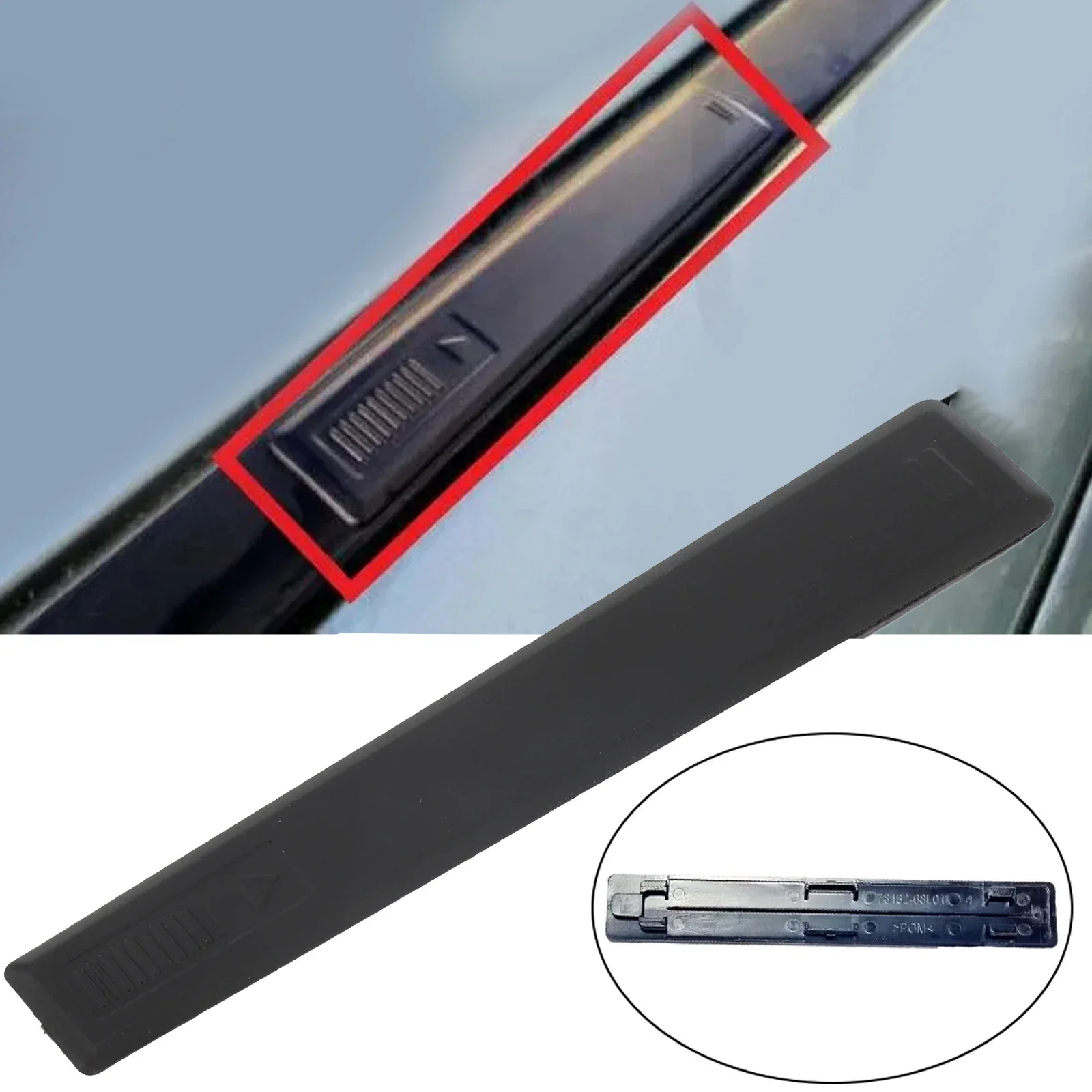 Car Roof Rail Rack Moulding Plastic Garnish Clip Covers Black Roof Cap For Suzuki SWIFT 78132-68L01 Car Accessories