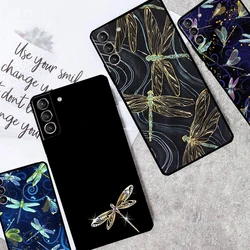 Dragonfly Animal Art Case For Samsung Galaxy S23 Ultra S22 S24 Plus Note 10 20 S8 S9 S10 S21 FE S20 FE Cover