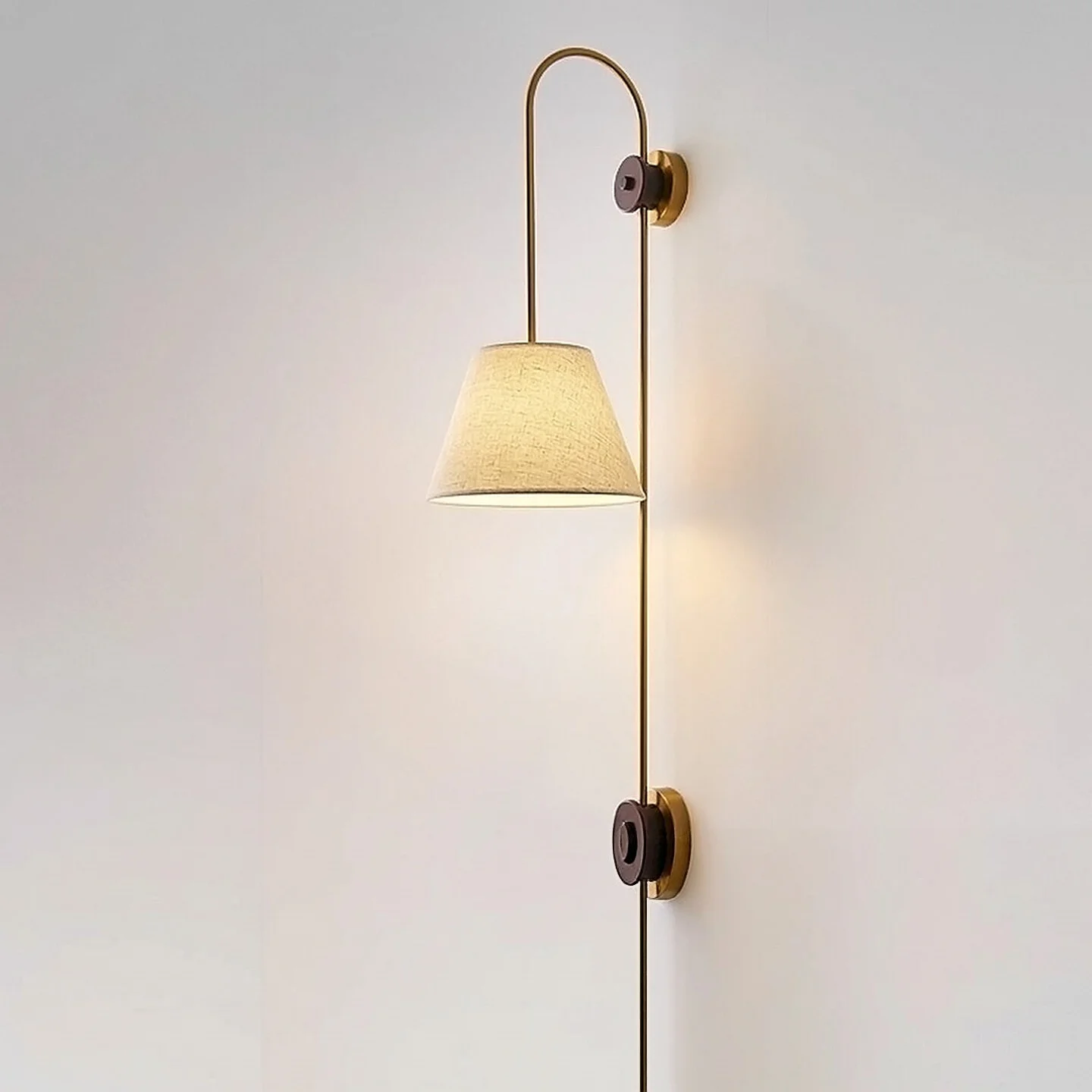 French Strip Led Wall Lamp For Home Decoration Living Room Bedroom Staircase Background Wall Bedside Fabric Lighting Fixtures