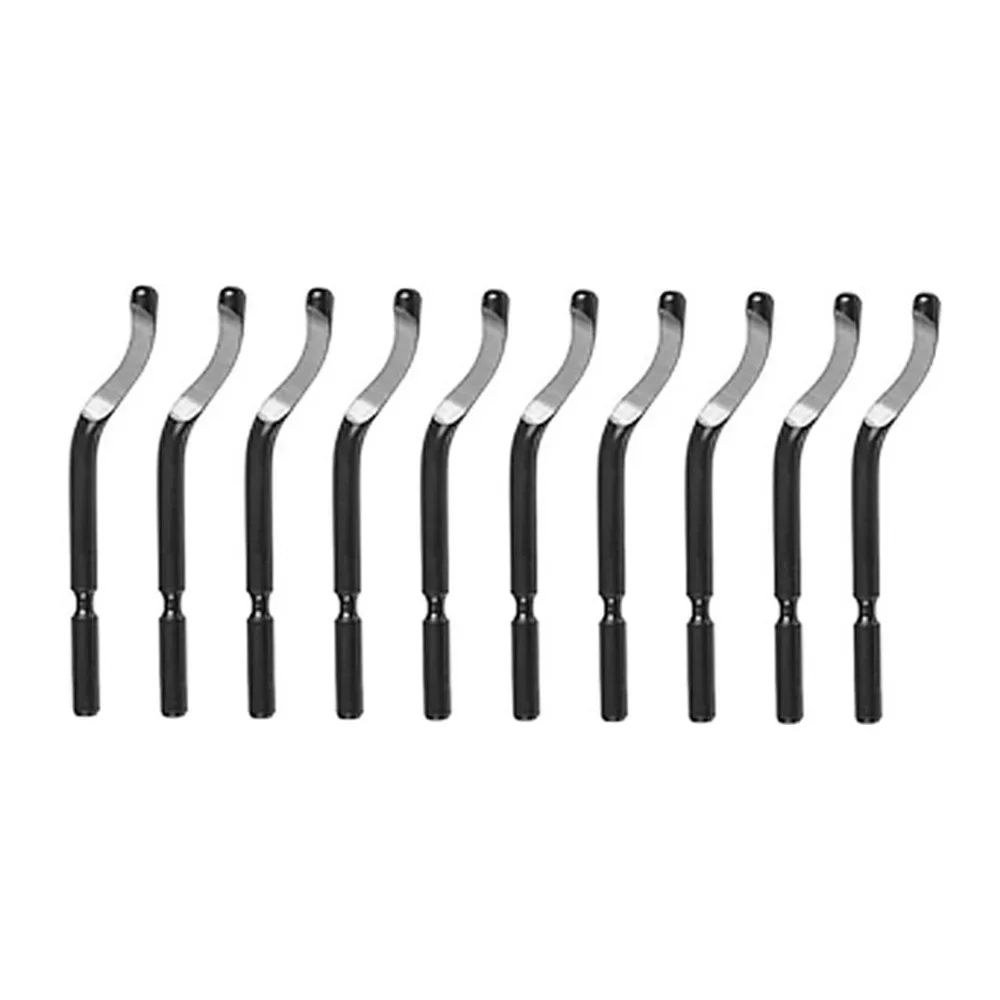 OUIO التشذيب سكين مكشطة أداة إزالة الأزيز إزالة الأزيز القواطع مجموعة أدوات مزيل الأزيز أداة اليد للخشب البلاستيك الألومنيوم النحاس الصلب