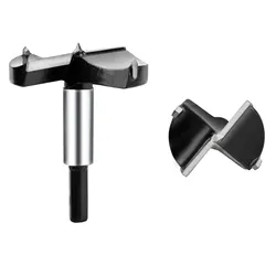 Brocas perforadoras de acero al carbono Forstner de 15mm-100mm, sierra de agujero autocentrante para carpintería, juego de herramientas de corte de madera de carburo de tungsteno
