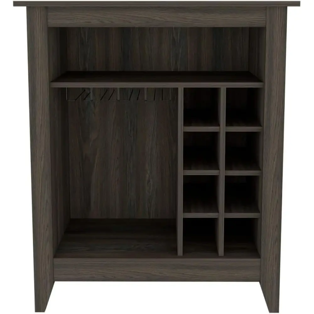 Kitchen Sideboard with Wine Rack, Open Shelf, and Storage for Dining or Living Room