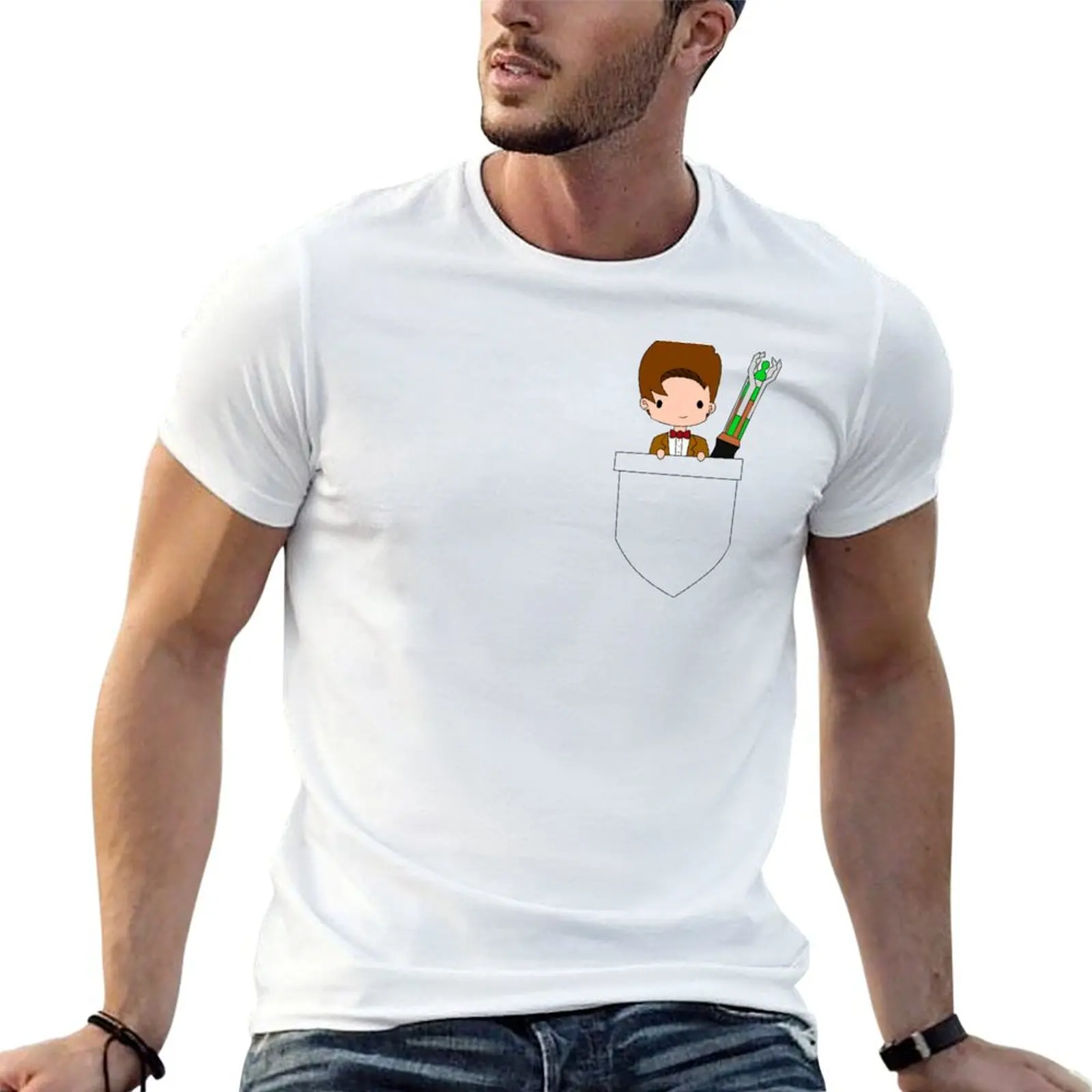 

(Eleventh graphic Who! shirts cotton t Doctor) man t T-Shirt Pocket man shirts for