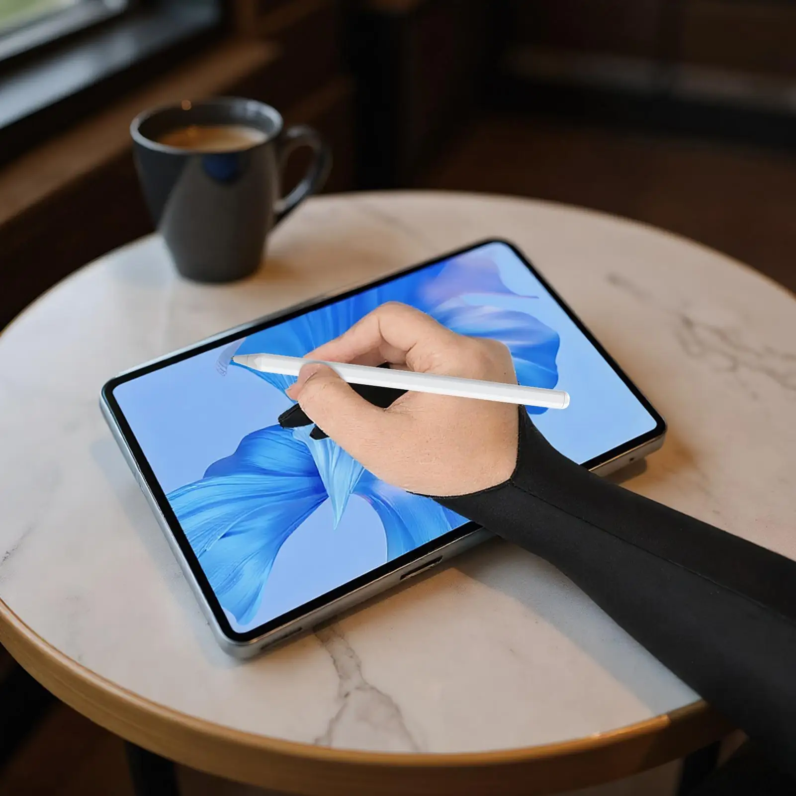 

Artist Drawing Glove2-Finger Design Prevents Smudges & Palm Rejection Smooth Glide For IPads, Digital Painting & Sketching