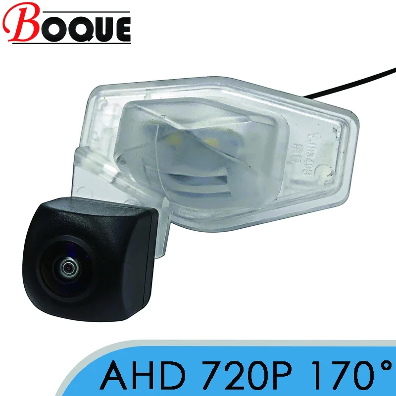 BOQUE 170 Degree 1280x720P HD AHD Car Vehicle Rear View Reverse Camera for Honda Stream II HR-V Vezel Elysion Odyssby Jade VE-1