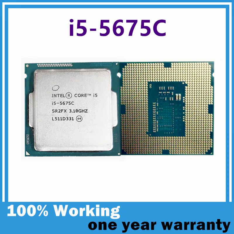 Intel Core i5-5675C 3.1 جيجا هرتز رباعي النواة 65 وات 14 نانومتر وحدة المعالجة المركزية i5 5675C لـ Z97 H97 Z87