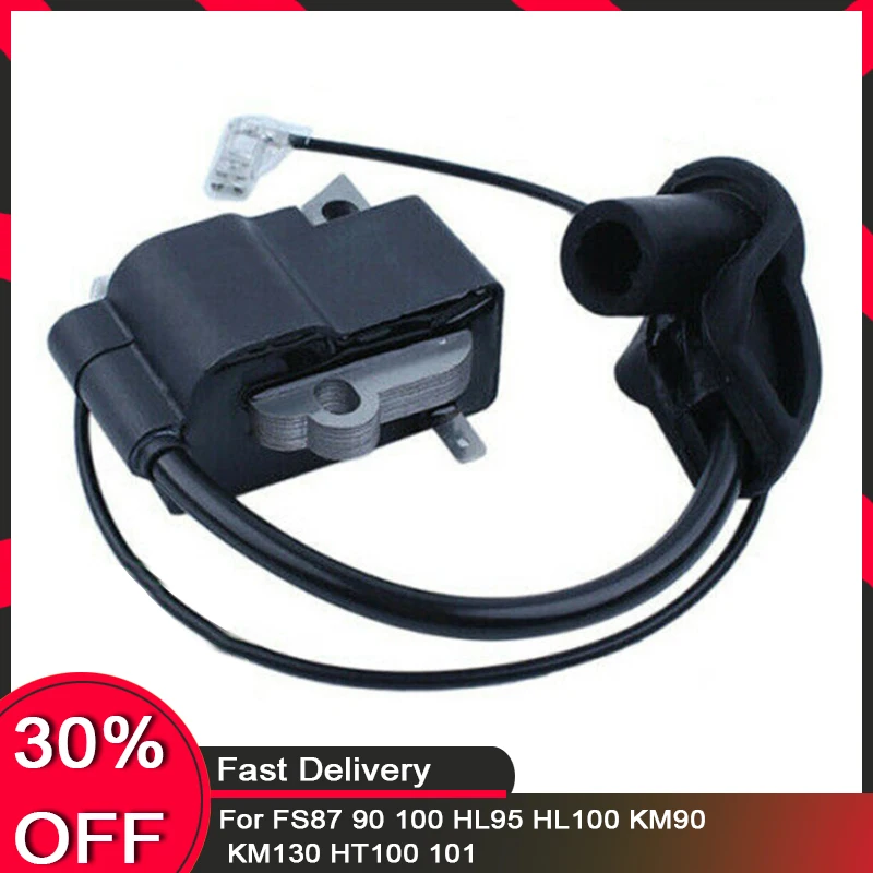 

Ignition Coil Fits FS87 FS90 FS100 HL95 HL100 KM90 KM100 KM130 HT100 HT101 Replaces 4180 400 1308 String Trimmer Brush Cutter