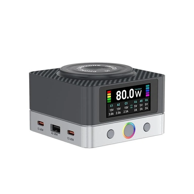 Xtester 7Q 6-Port Smart Display Multi-Port Charging Ultra-Fast Wireless Charging IP55 Protection High Accuracy