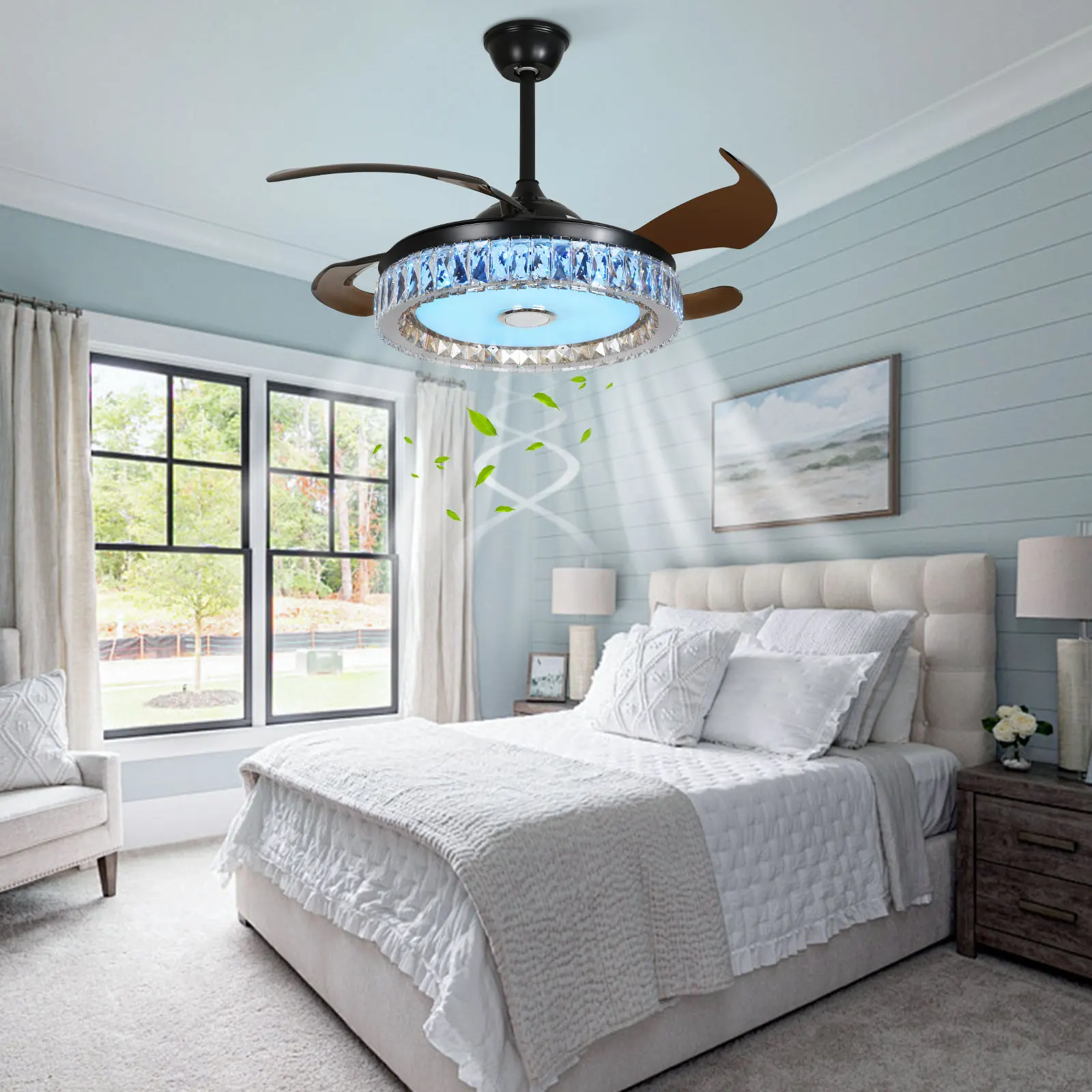 42" Black Ceiling F…