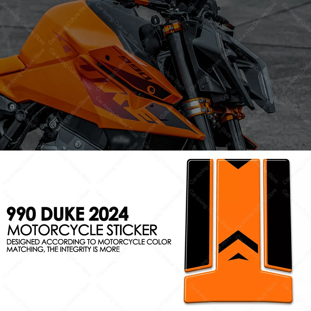 

Motorcycle Accessories Motorcycle Tank Pad Sticker Protector 3D Resin Sticker For 990 Duke 990Duke 2024