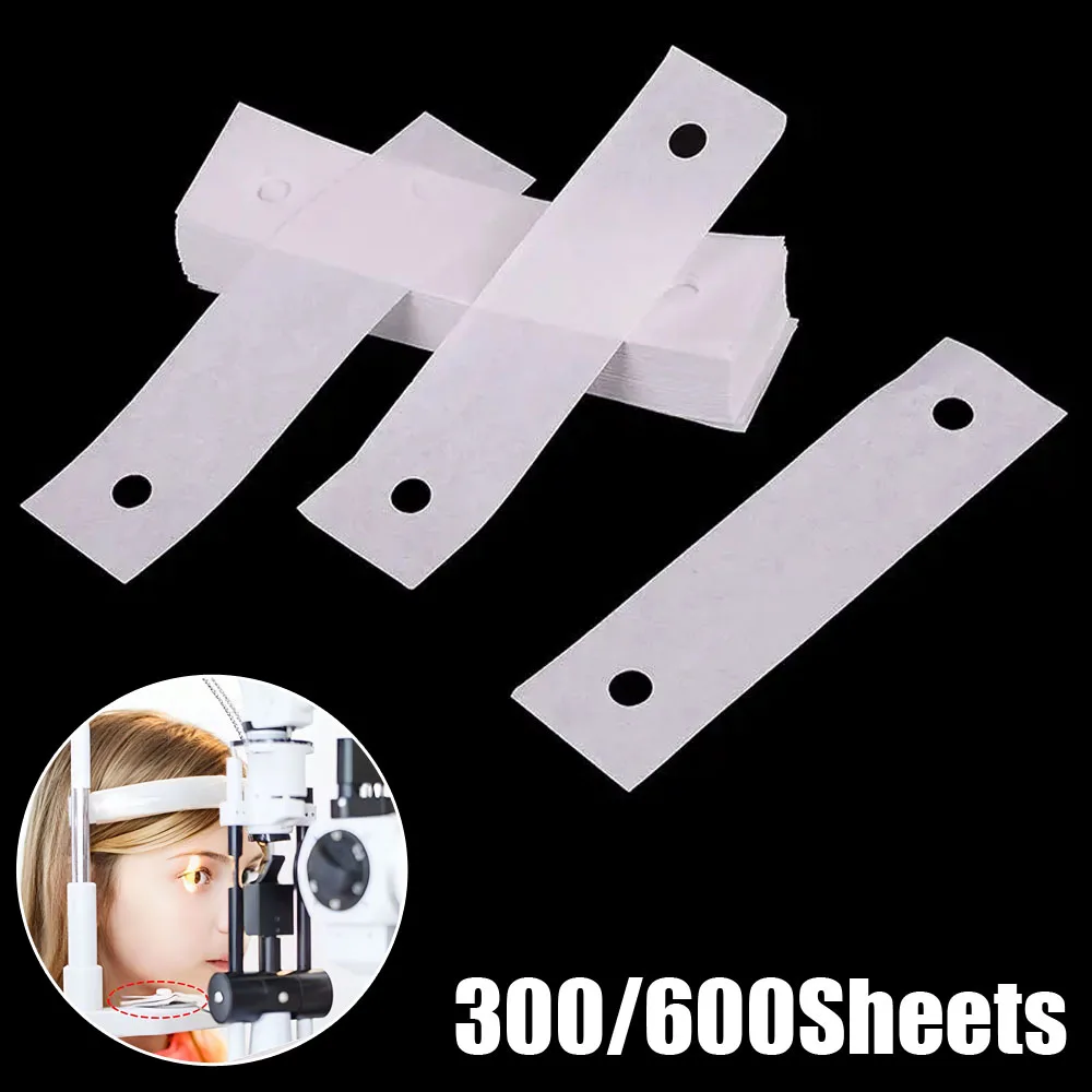 

300/600Sheets Optical Chin Rest Paper Slit Lamp Paper Sanitary Safety Optometry Supplly for Ophthalmic Equipments Rest Paper