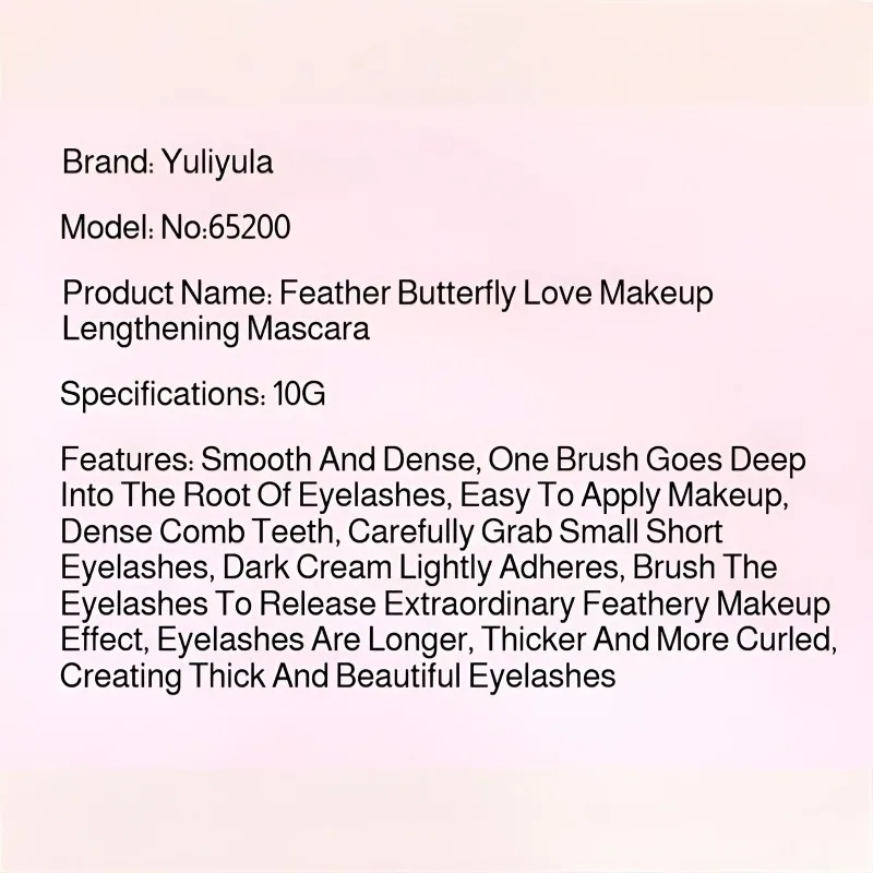 Waterproof Volumizing Mascara Lengthening Curling 3D Brush Quick-Drying Smudge-Proof Long Lasting Natural Look Makeup Cosmetics