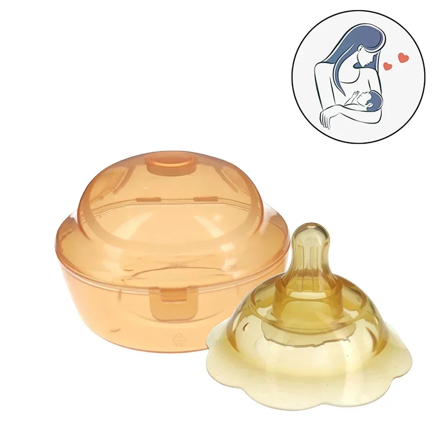 1pcs Silicone Nipple Protectors Feeding Mothers Nipple Protection Cover Breastfeeding Mother Milk Portable Nipple Anti-overflow