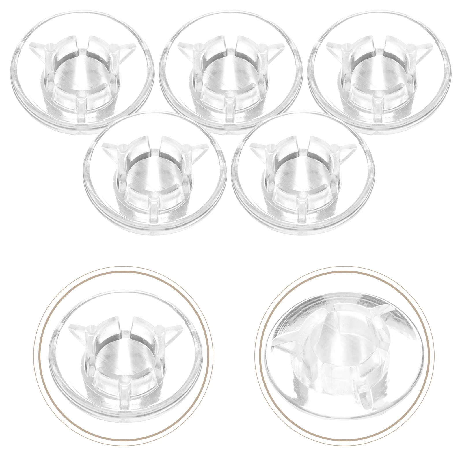 

5 Pcs Buttons Effect Peg Cap Guitar Effects Pedal Component Footswitch Topper Effector Tools Transparent Nail