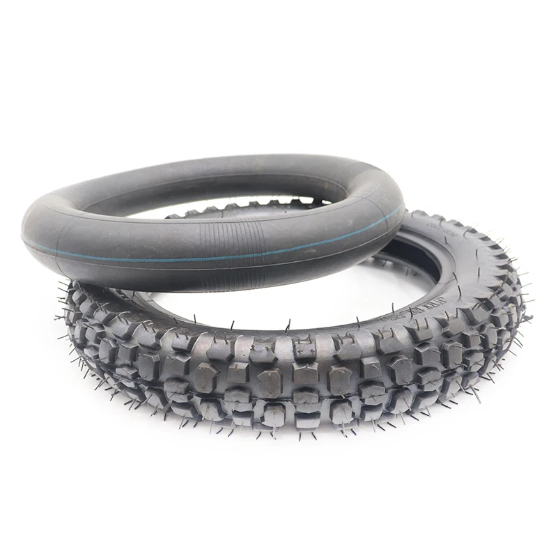AliExpress NONE High Quality 3.00-12 Tire Inch Tyre & Tube 12 Inch Tire for Trail Off Road Dirt Bike Motocross Motorcycle